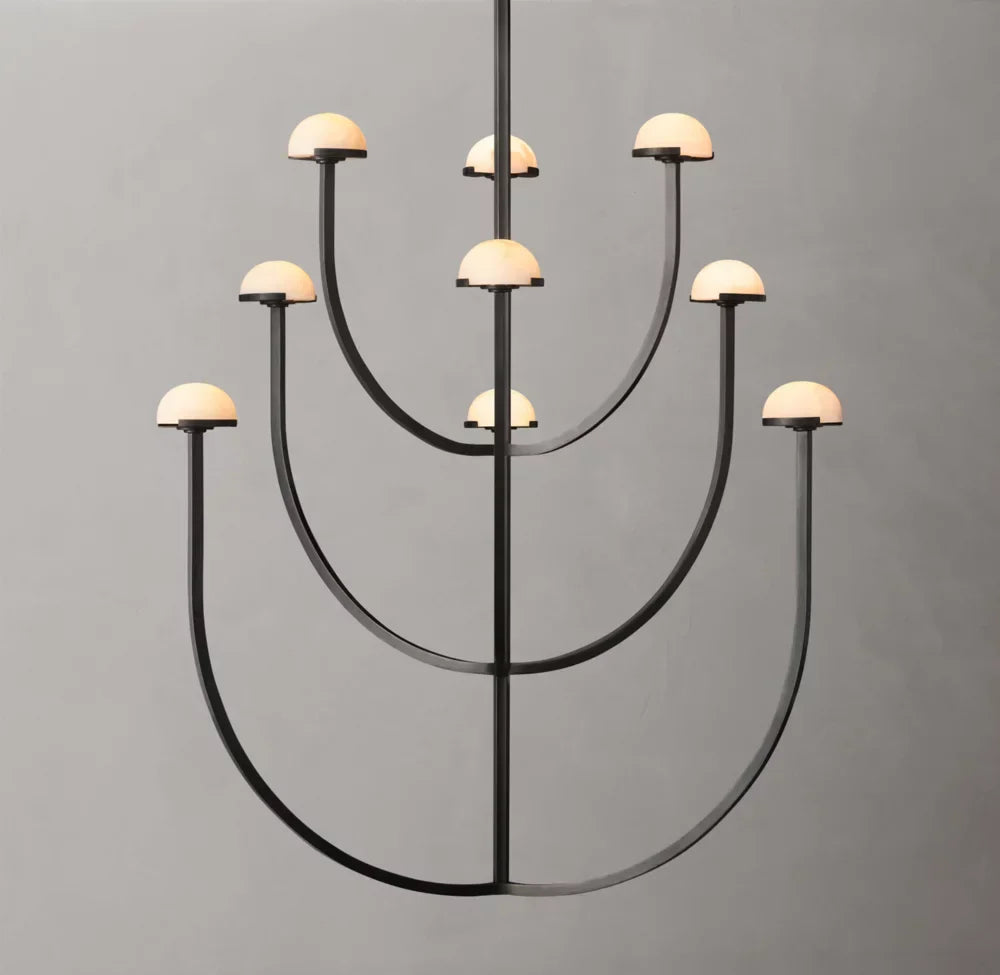 Pedra Round Chandelier 40"
