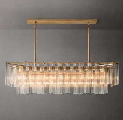 Amadeo Rectangular Chandelier 54"
