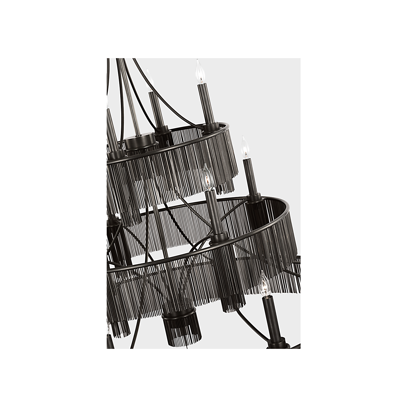 Sutton 50" Three Tier Chandelier