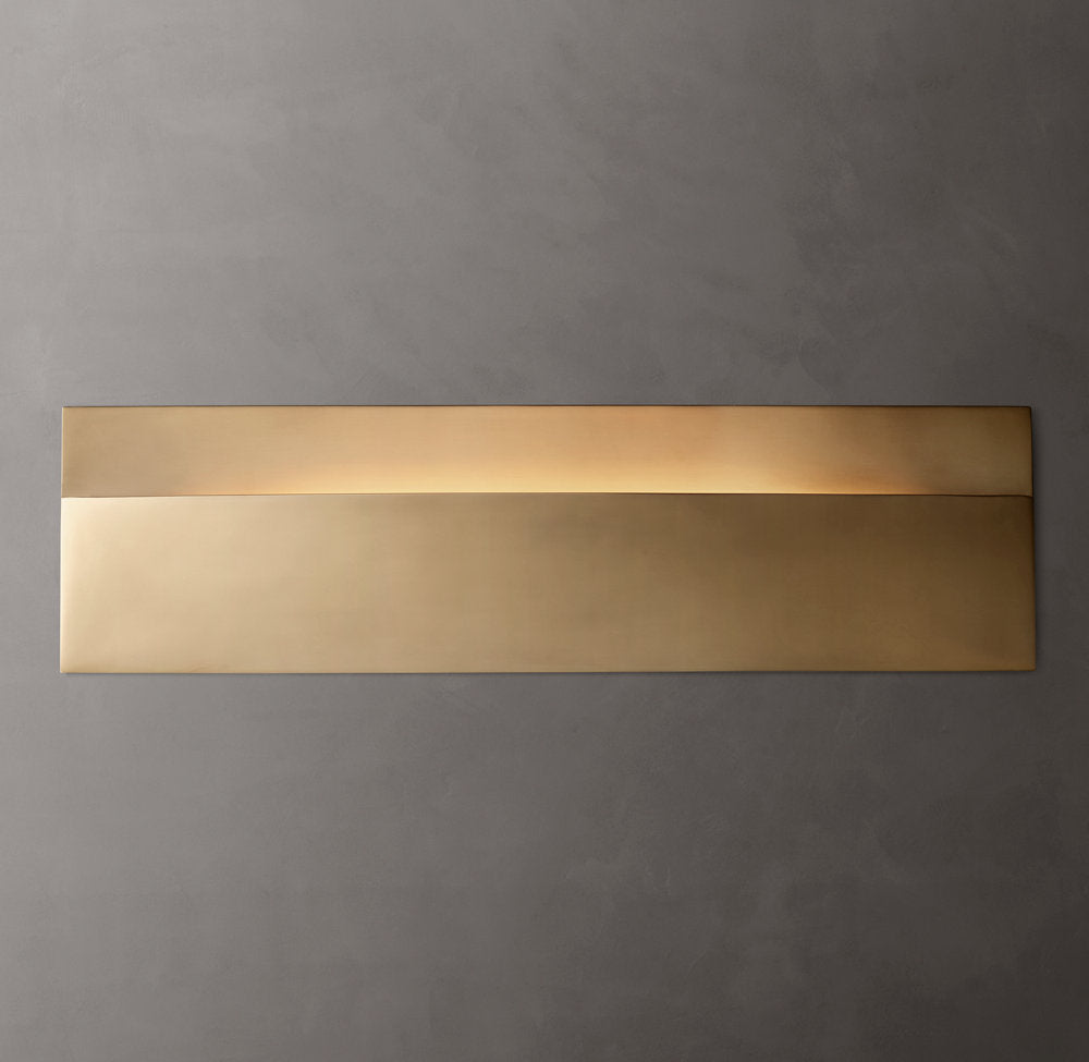 Taza Wide Rectangular Wall Sconce