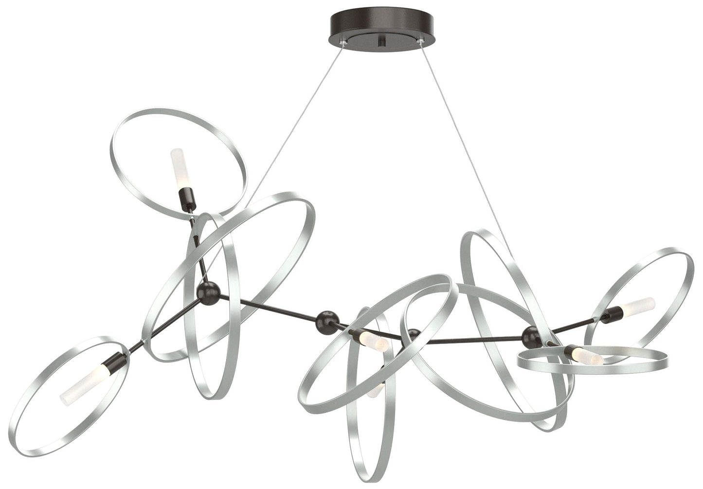 Celesse 32"W Vintage Platinum Accented Oil Rubbed Bronze Standard Pend