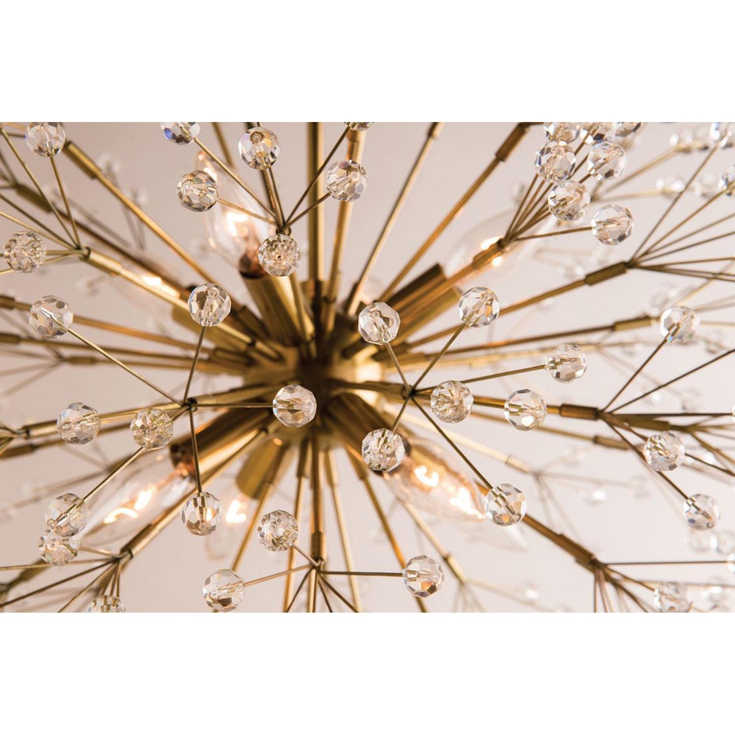 Dunkirk 10-Light Chandelier in Aged Brass 30L x 30W x 29H