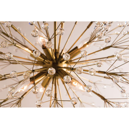 Dunkirk 8-Light Chandelier in Polished Nickel 20L x 20W x 24H