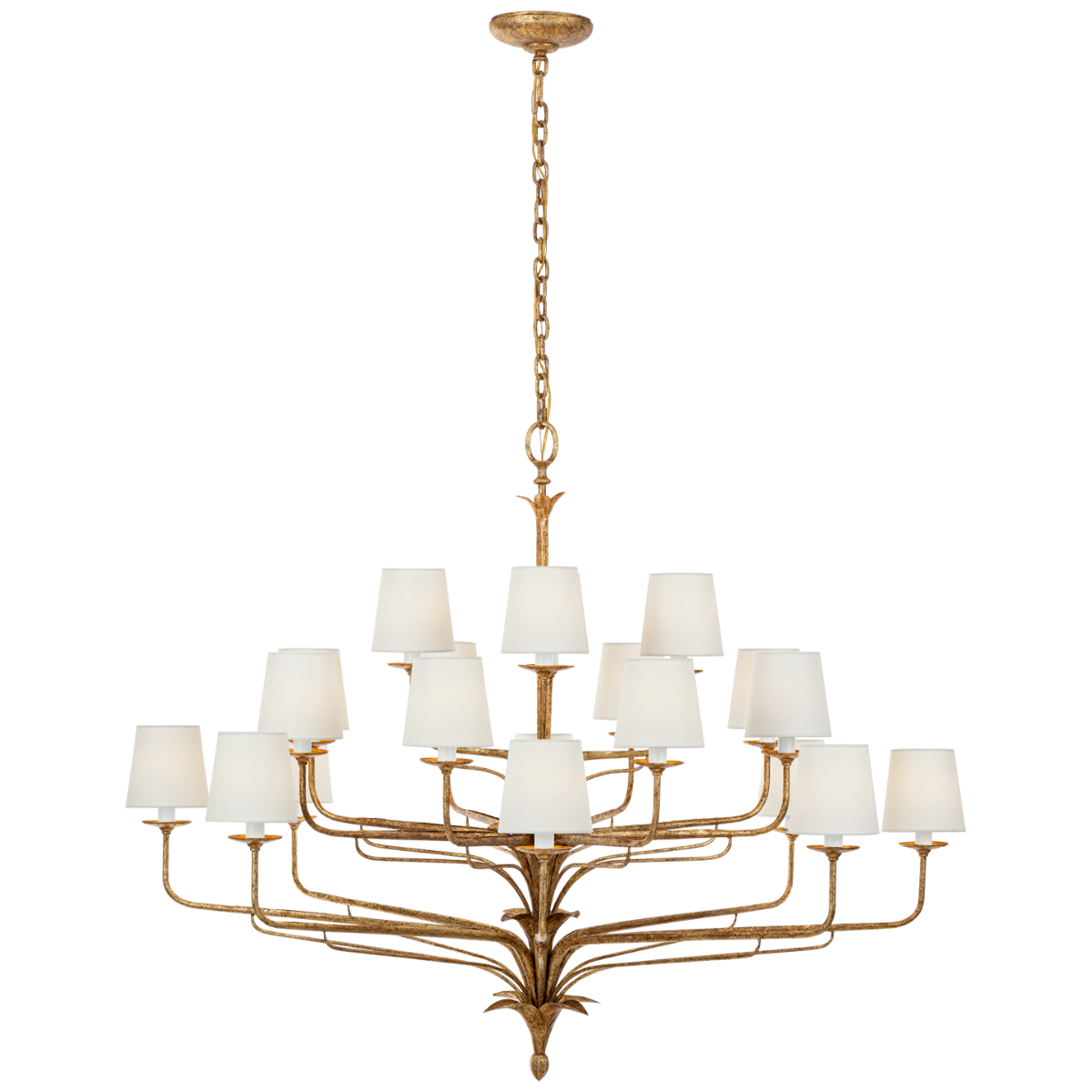 Amalfi 50" Three-Tiered Chandelier