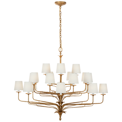Amalfi 50" Three-Tiered Chandelier