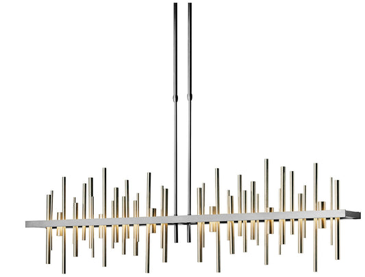Cityscape 51.9" Vintage Platinum Short LED Pendant
