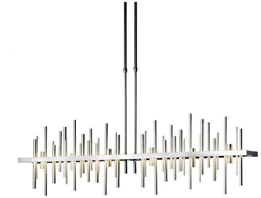 Cityscape 51.9" Wide Large Sterling LED Pendant With Sterling