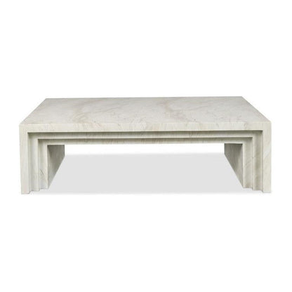 Maitland Smith Aries Coffee Table Faux Marble