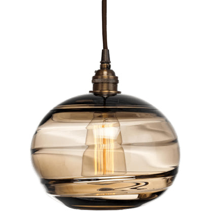 Coppa 29" Wide Artisan Crafted Optic Glass 8 Light Pendant