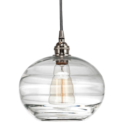 Hammerton Studio Coppa 29" Wide Artisan Crafted Optic Glass 9 Light Pendant