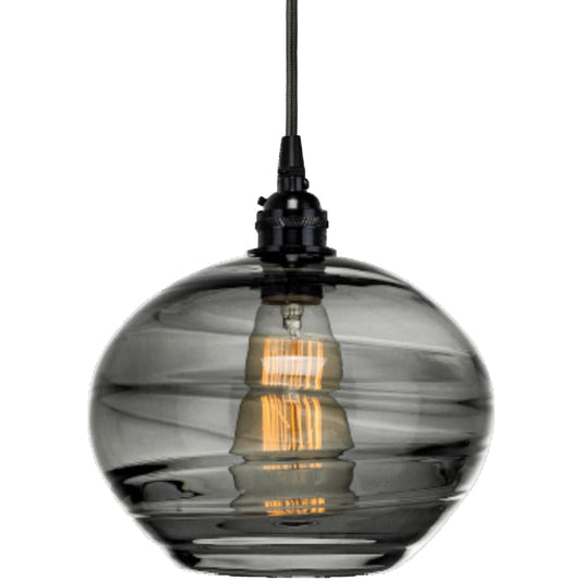 Hammerton Studio Coppa 36" Wide Artisan Crafted Optic Glass 12 Light Pendant