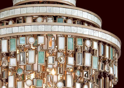 Dolcetti 3 Light 18" Wide Flush Mount Ceiling Fixture with Glass Shade