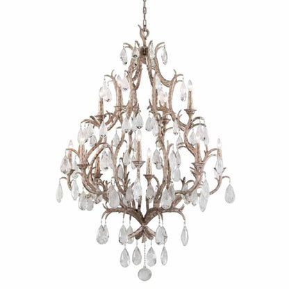 Corbett Lighting Amadeus 12 Light 46-1/2" Wide Chandelier with Crystal Accents