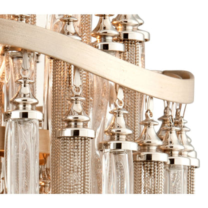 Corbett Lighting Chimera 2 Light 12-1/4" Wide Wall Sconce with Crystal Accents