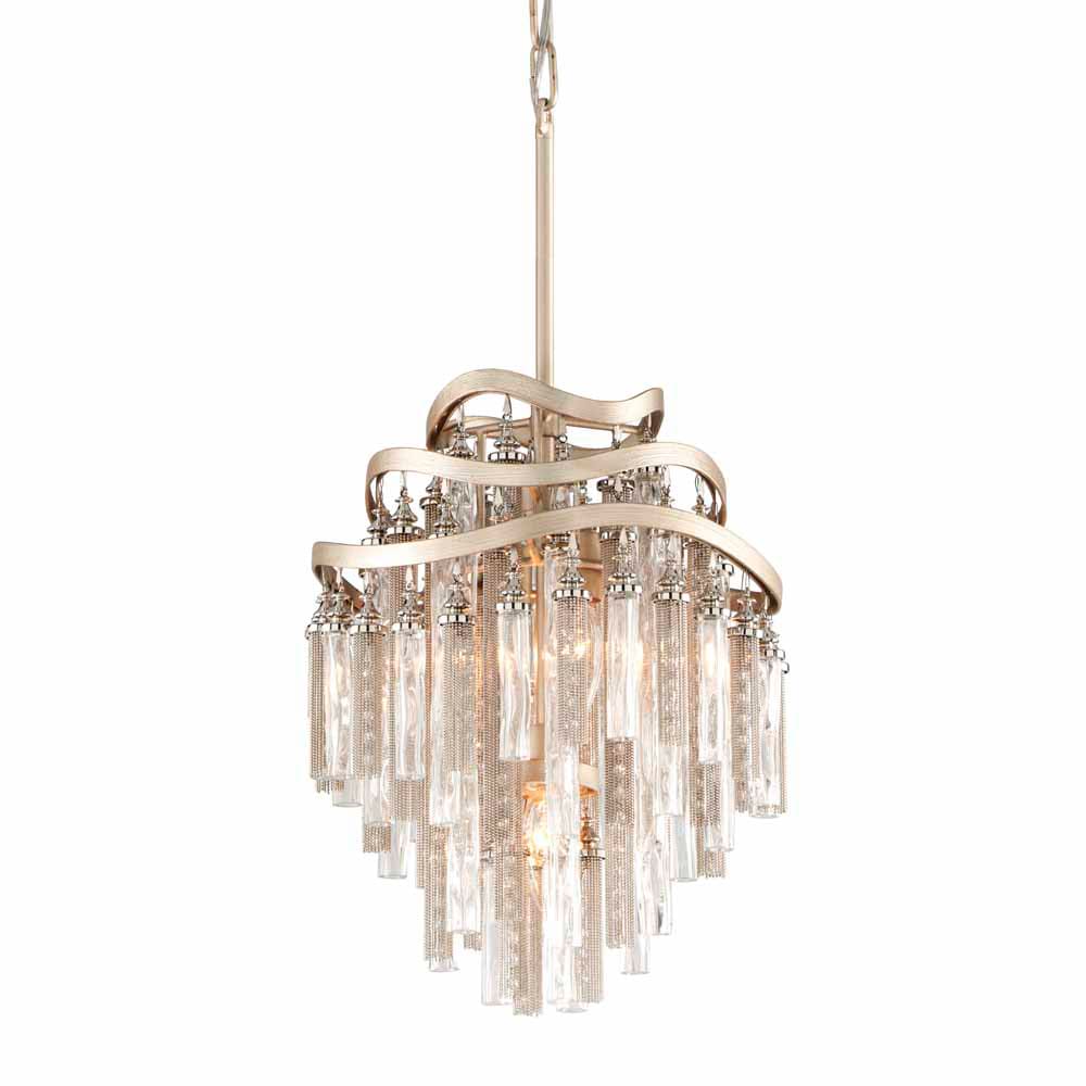 Chimera 3 Light 12-3/4" Wide Mini Chandelier with Crystal Accents