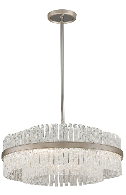 Chime 6 Light 27" Chandelier with Hand-Crafted Iron
