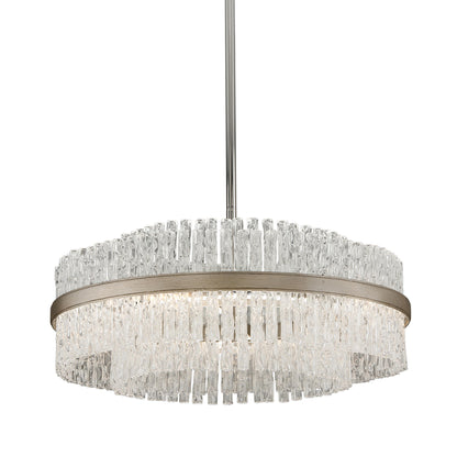 Chime 6 Light 27" Chandelier with Hand-Crafted Iron