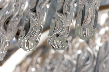 Chime 6 Light 27" Chandelier with Hand-Crafted Iron