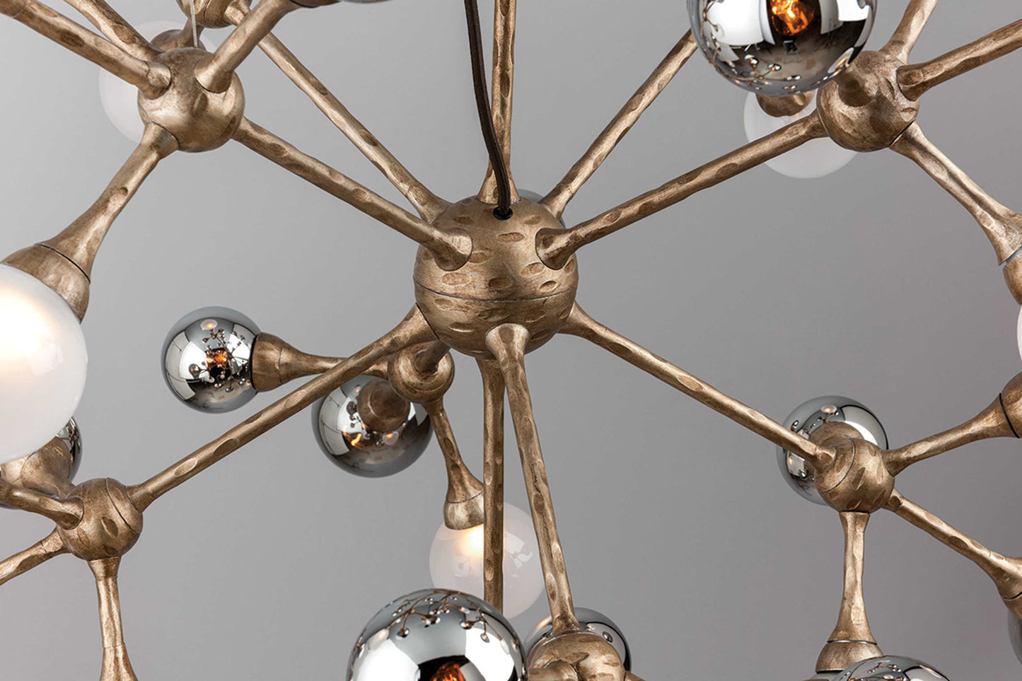 Element 40 Light Pendant with Hand-Crafted Iron