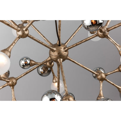 Corbett Lighting Element 40 Light Pendant with Hand-Crafted Iron