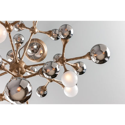 Corbett Lighting Element 40 Light Pendant with Hand-Crafted Iron