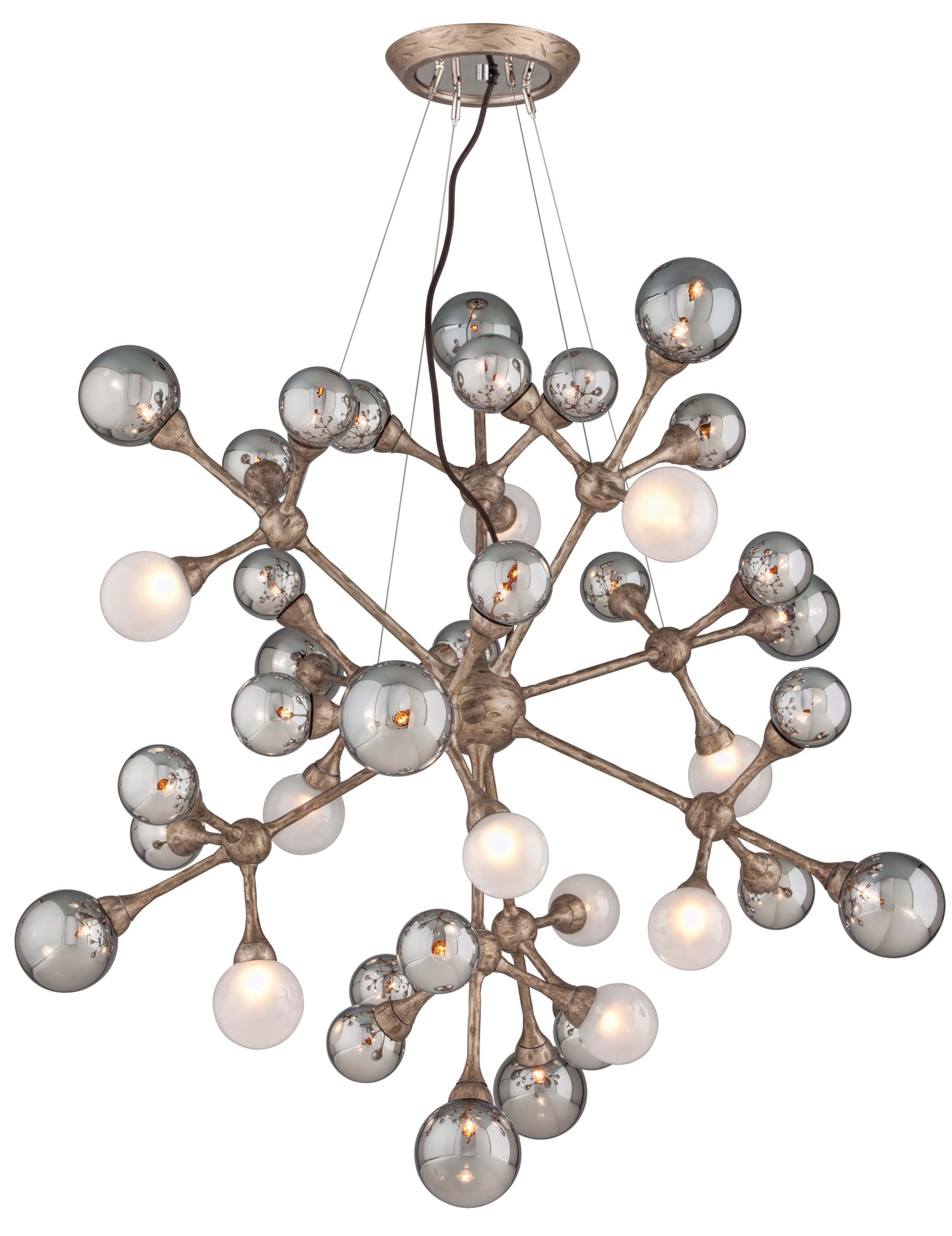Element 40 Light Pendant with Hand-Crafted Iron