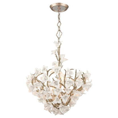 Corbett Lighting Lily 6 Light Dining Pendant with Hand-Crafted Iron