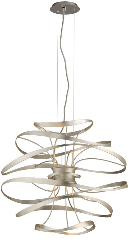 Calligraphy 2 Light 26" LED Pendant with Hand-Crafted Iron