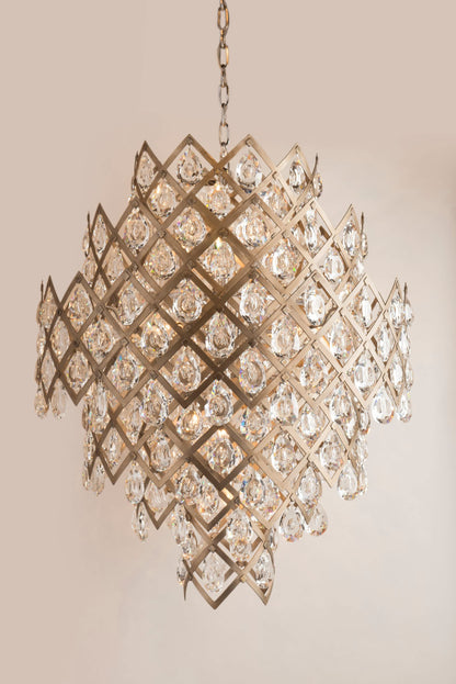 Tiara 11 Light 32-1/4" Wide Chandelier with Crystal Accents