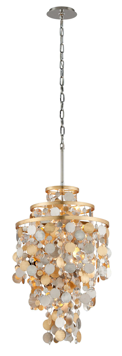 Ambrosia 5 Light 18" Wide Pendant with Crystal Accents