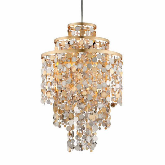 Ambrosia 11 Light 32" Wide Pendant with Crystal Accents