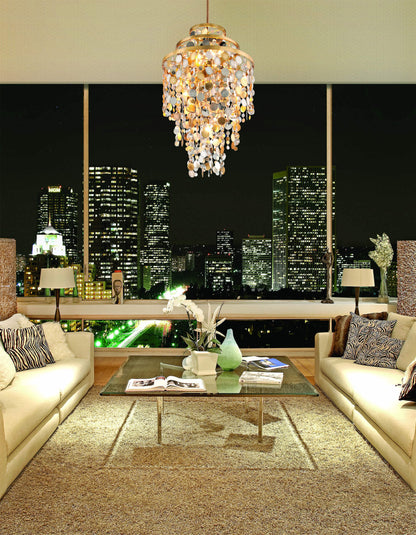 Ambrosia 11 Light 32" Wide Pendant with Crystal Accents