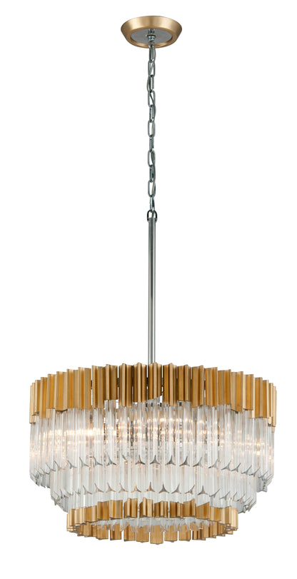 Charisma 10 Light 36" Wide Chandelier with Crystal Shade