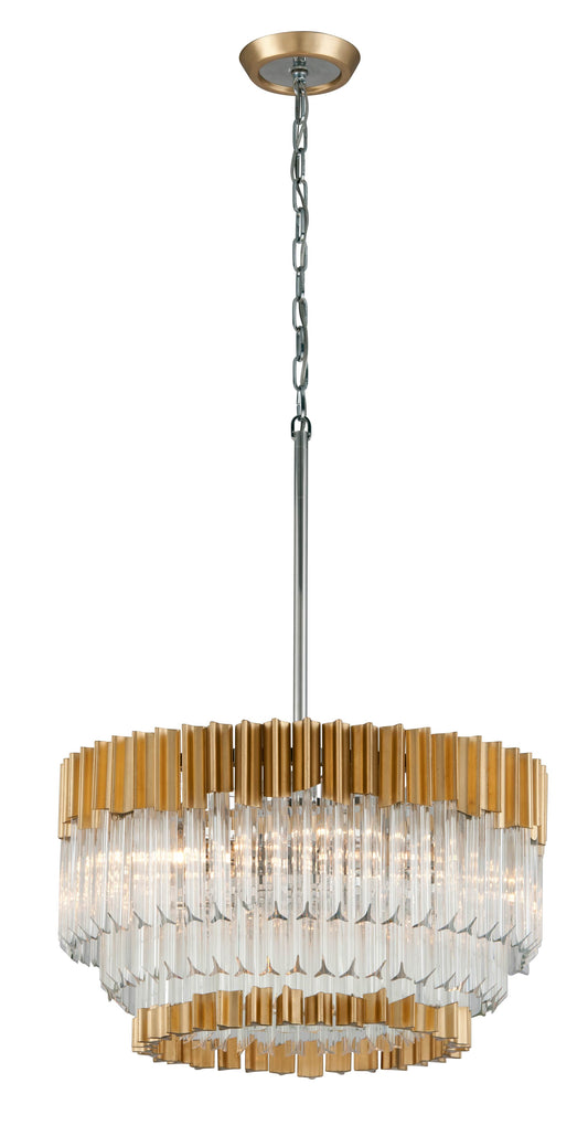 Charisma 10 Light 36" Wide Chandelier with Crystal Shade