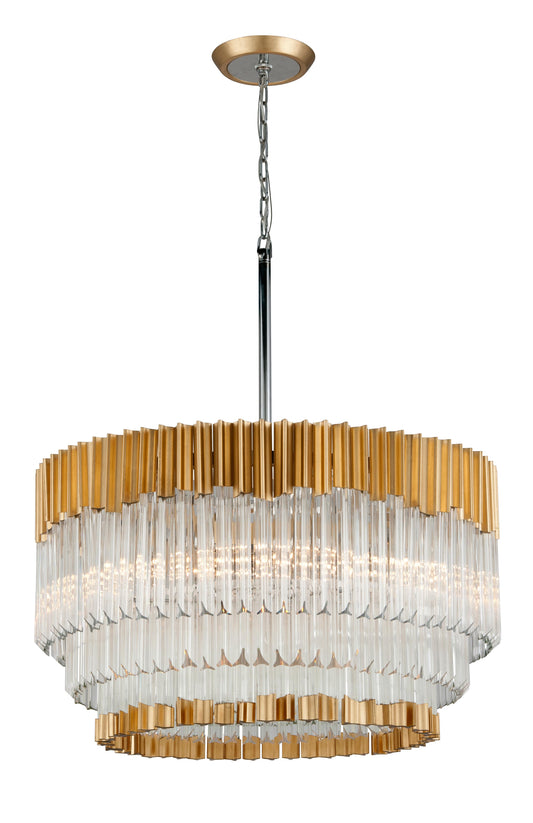 Charisma 8 Light 26" Wide Chandelier with Crystal Shade