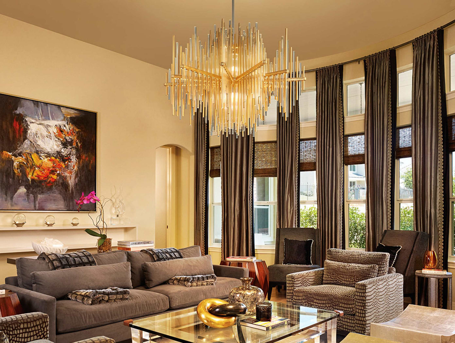 Theory 30" Wide Integrated LED Chandelier