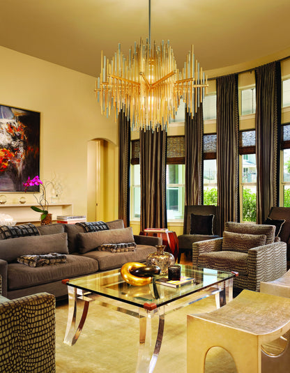 Theory 40" Wide Integrated LED Chandelier