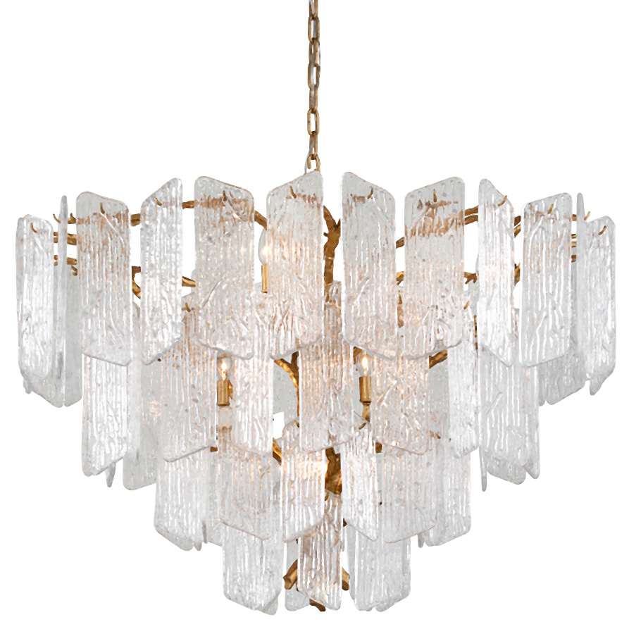 Piemonte 12 Light 44" Wide Waterfall Chandelier