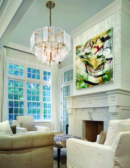 Piemonte 8 Light 32" Wide Chandelier