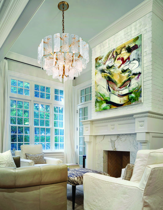 Piemonte 8 Light 32" Wide Chandelier