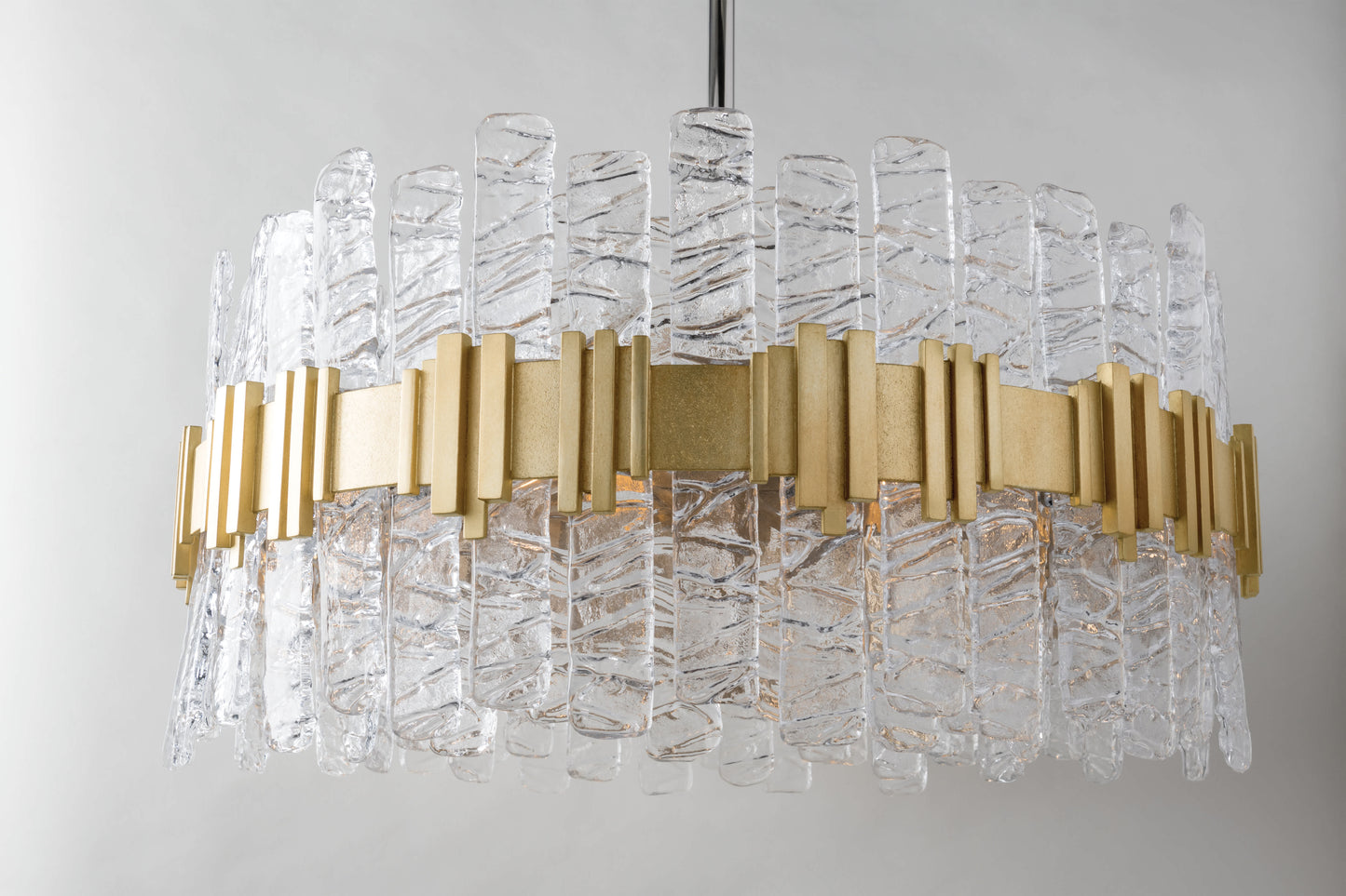 Ciro 8 Light 27-1/4" Wide Pendant with Handmade Glass Shade