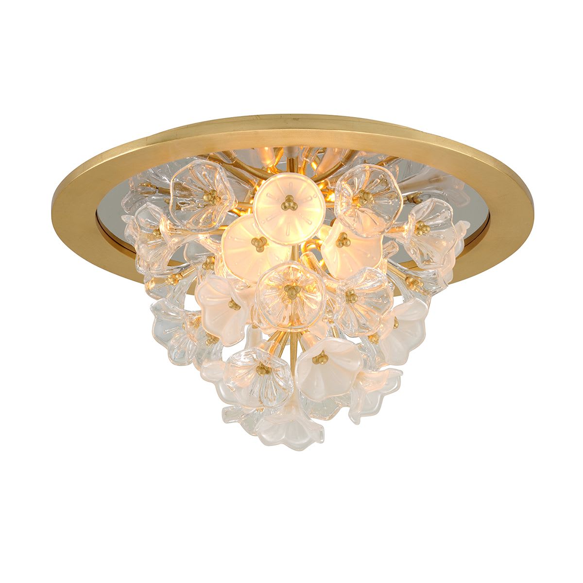 Jasmine Single Light 22" Wide Integrated LED Flush Mount Waterfall Ceiling Fixture