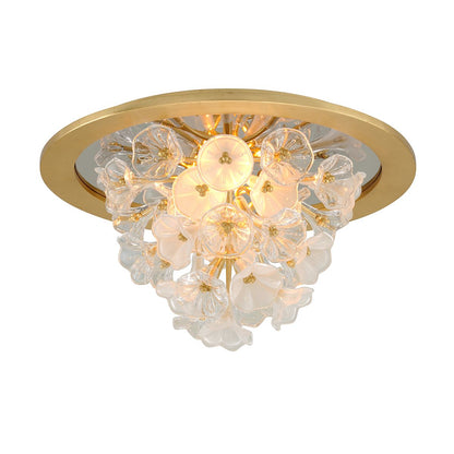 Jasmine Single Light 22" Wide Integrated LED Flush Mount Waterfall Ceiling Fixture