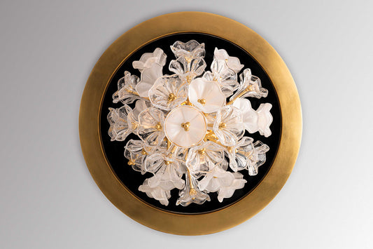 Jasmine Single Light 22" Wide Integrated LED Flush Mount Waterfall Ceiling Fixture