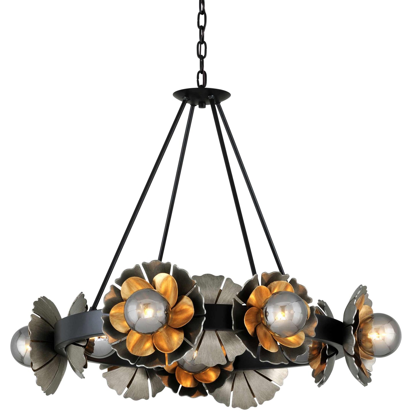 Magic Garden 10 Light 34" Wide Ring Chandelier