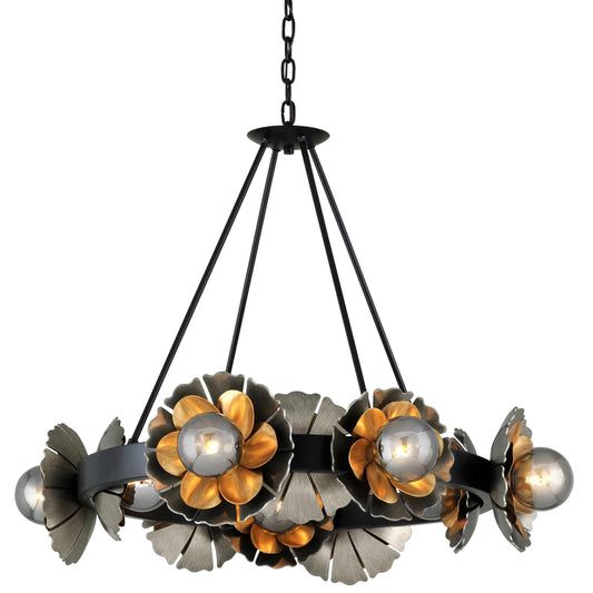 Magic Garden 10 Light 34" Wide Ring Chandelier