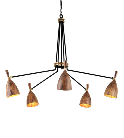 Utopia 5 Light 51" Wide LED Chandelier