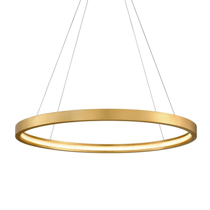 Jasmine 44" Wide LED Suspension Ring Chandelier