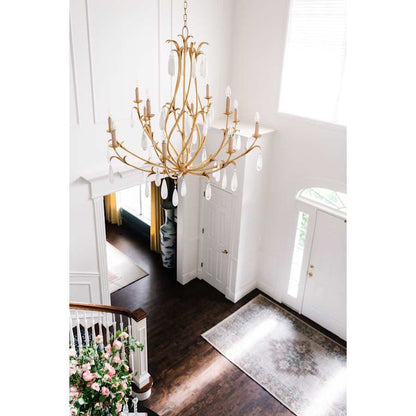 Corbett Lighting Prosecco 12 Light 46" Wide Crystal Chandelier