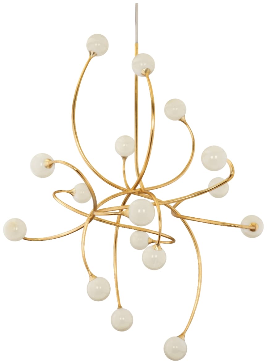 Signature 16 Light 56" Wide LED Abstract Chandelier